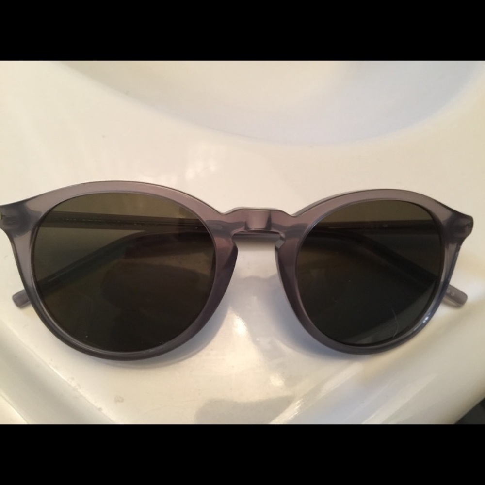 YSL Gray Acetate Sunglasses